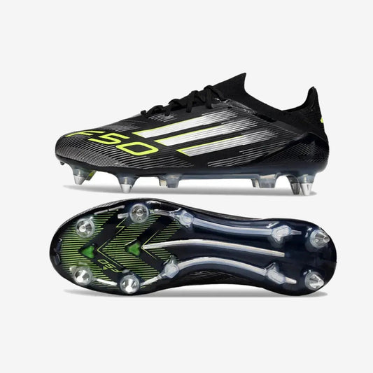 Adidas F50 Elite SG Noir/Argenté/Jaune