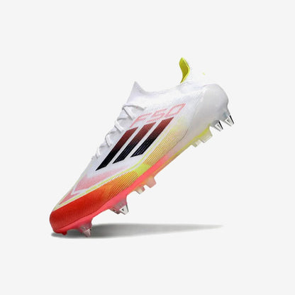 Adidas F50 Elite SG Pure Victory - Blanc/Noir/Jaune