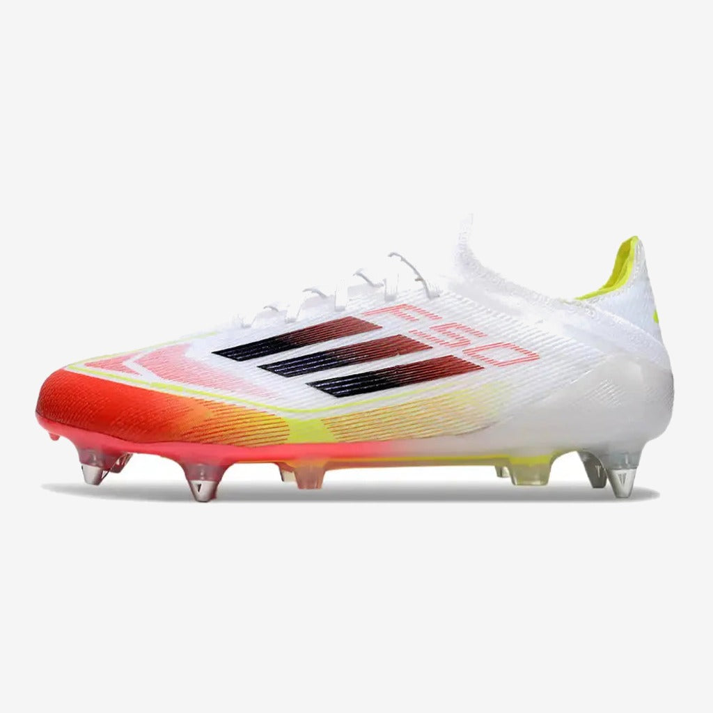 Adidas F50 Elite SG Pure Victory - Blanc/Noir/Jaune