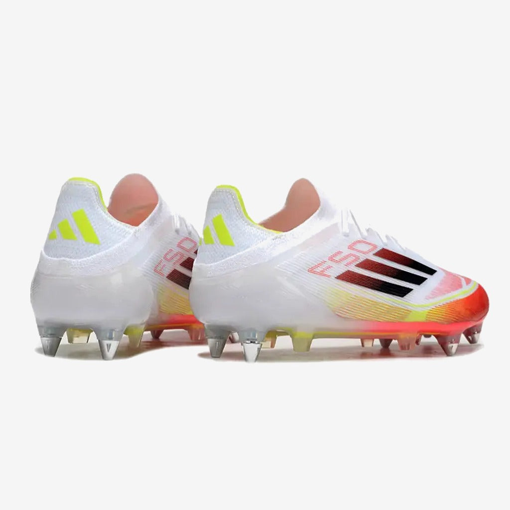 Adidas F50 Elite SG Pure Victory - Blanc/Noir/Jaune