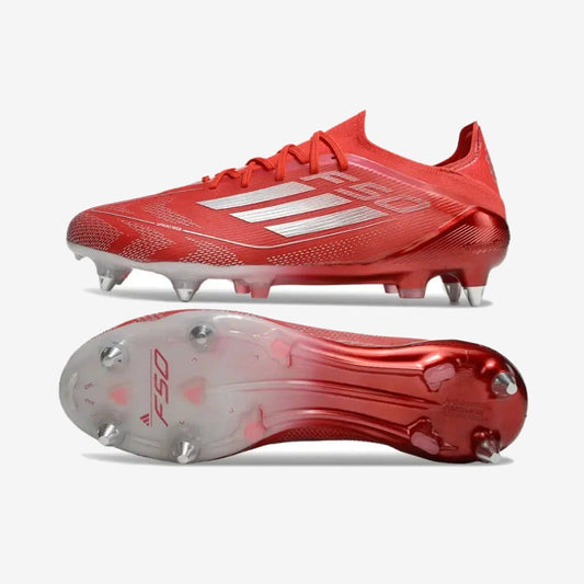 Adidas F50 Elite SG - Rouge/Argent/Blanc