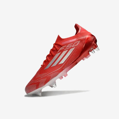 Adidas F50 Elite SG - Rouge/Argent/Blanc