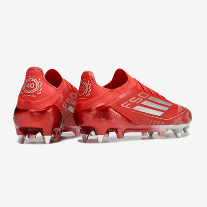 Adidas F50 Elite SG - Rouge/Argent/Blanc