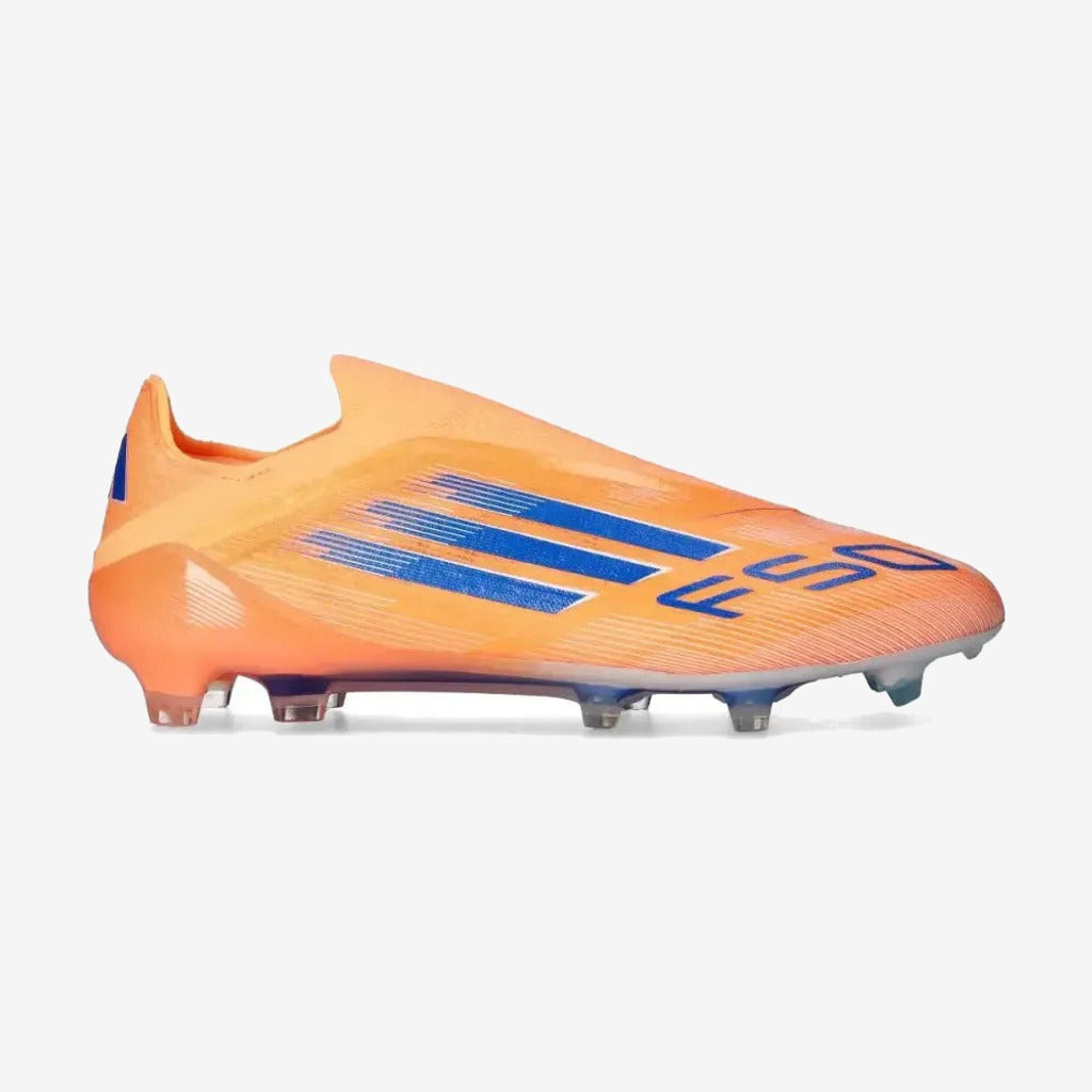 Adidas F50 Laceless Elite FG Coral Blaze - Orange/Bleu