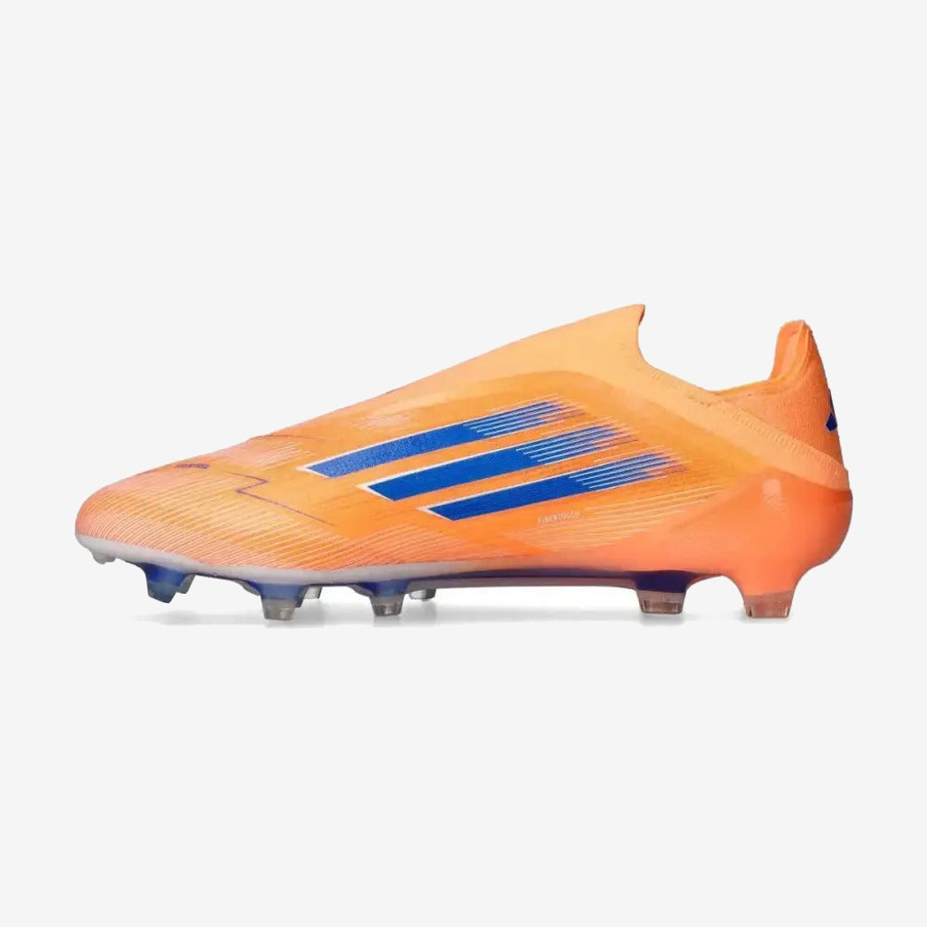 Adidas F50 Laceless Elite FG Coral Blaze - Orange/Bleu