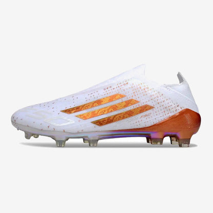Adidas F50 Laceless Elite FG x Mohamed Salah AFCON - Blanc/Bronze Édition Limitée