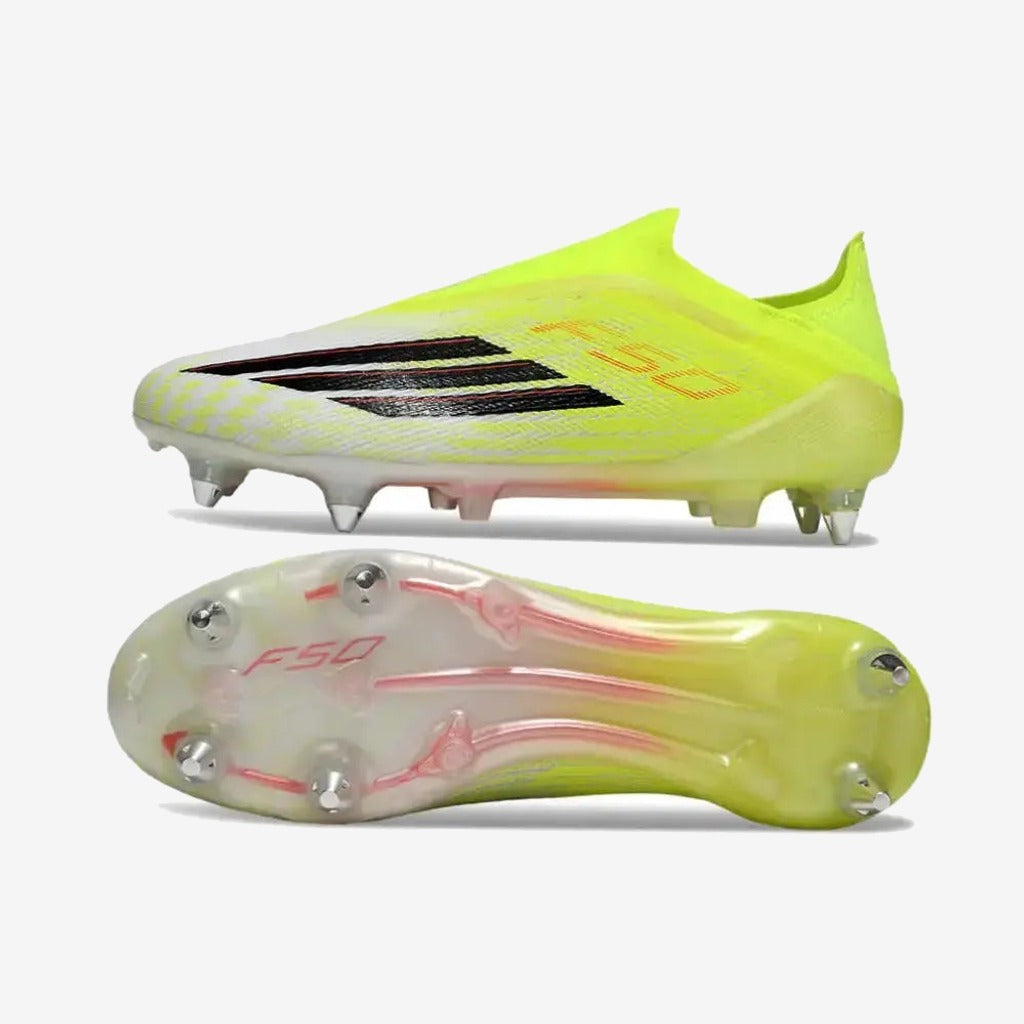 Adidas F50 Laceless Elite SG Born For Goals - Jaune/Noir/Rouge