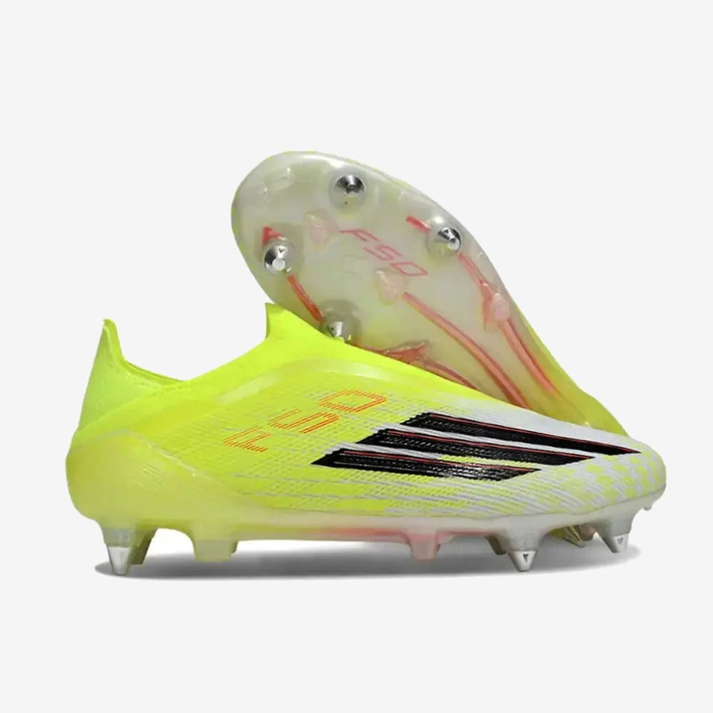 Adidas F50 Laceless Elite SG Born For Goals - Jaune/Noir/Rouge