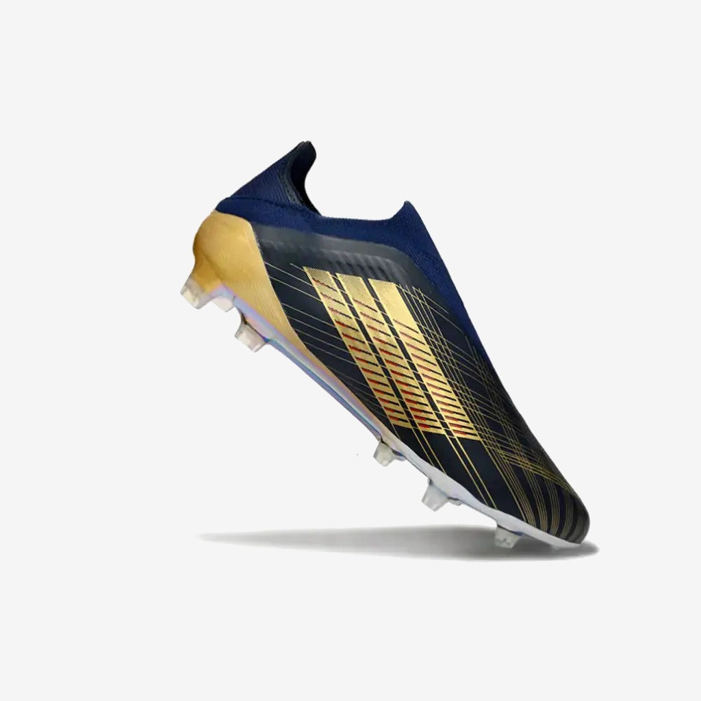 Adidas F50 Laceless FG Édition spéciale OUSMANE DEMBÉLÉ BALLON D’OR - BLEU FONCÉ/OR