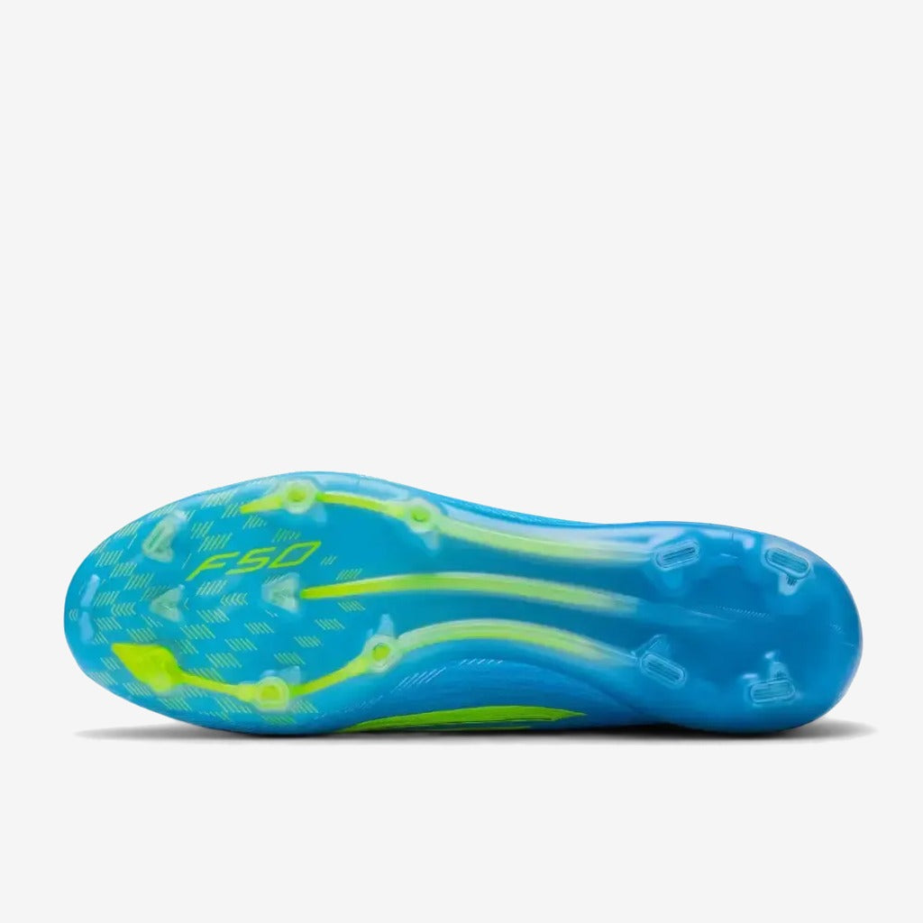 Adidas F50 Laceless Elite FG Ice Cold Precision - Bleu/Jaune