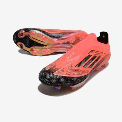Adidas F50 + Laceless FG Vivid Horizon - Turbo/Aurora Black/Argenté