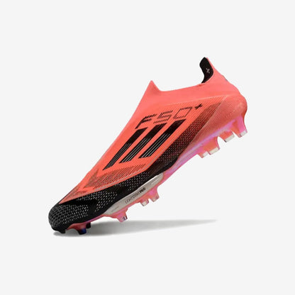 Adidas F50 + Laceless FG Vivid Horizon - Turbo/Aurora Black/Argenté