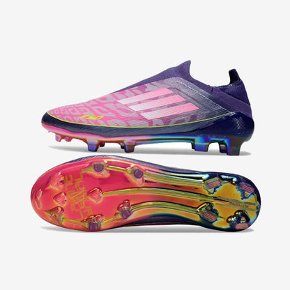 Adidas F50 Laceless Lamine Yamal 2 - Violet/Rose/Jaune Fluo