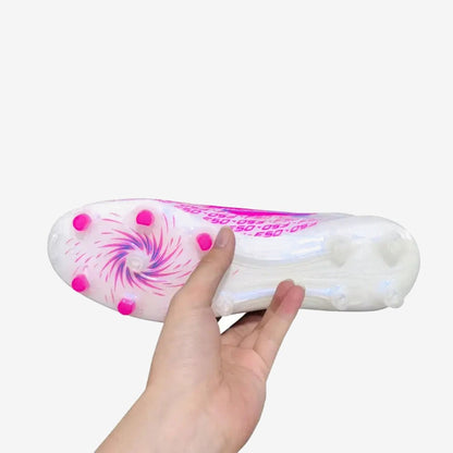 Adidas F50 Laceless Sparkfusion Elite FG/AG Trinity - Blanc/Rose