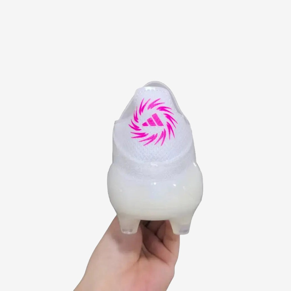 Adidas F50 Laceless Sparkfusion Elite FG/AG Trinity - Blanc/Rose