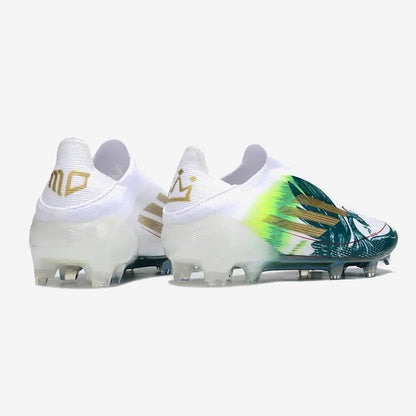Adidas F50 Laceless Spécial Mohamed Salah FG - Blanc/Vert/Doré