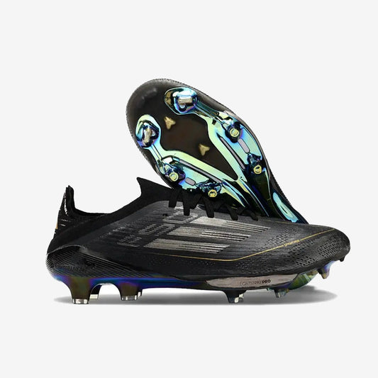 Adidas F50+ Lacets FG Dark Spark - Noir/Argenté/Doré