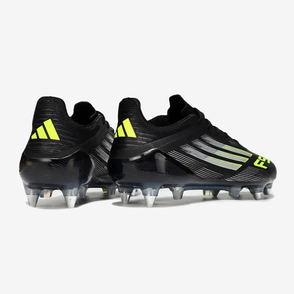 Adidas F50 Languette SG - - Electric Stealth - Noir/Jaune Fluo/Argenté