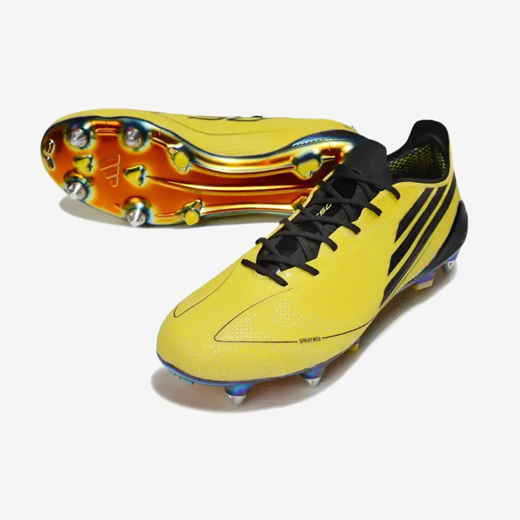 Adidas F50 Languette SG Adizero 2010 Remake - Jaune/Noir ÉDITION LIMITÉE