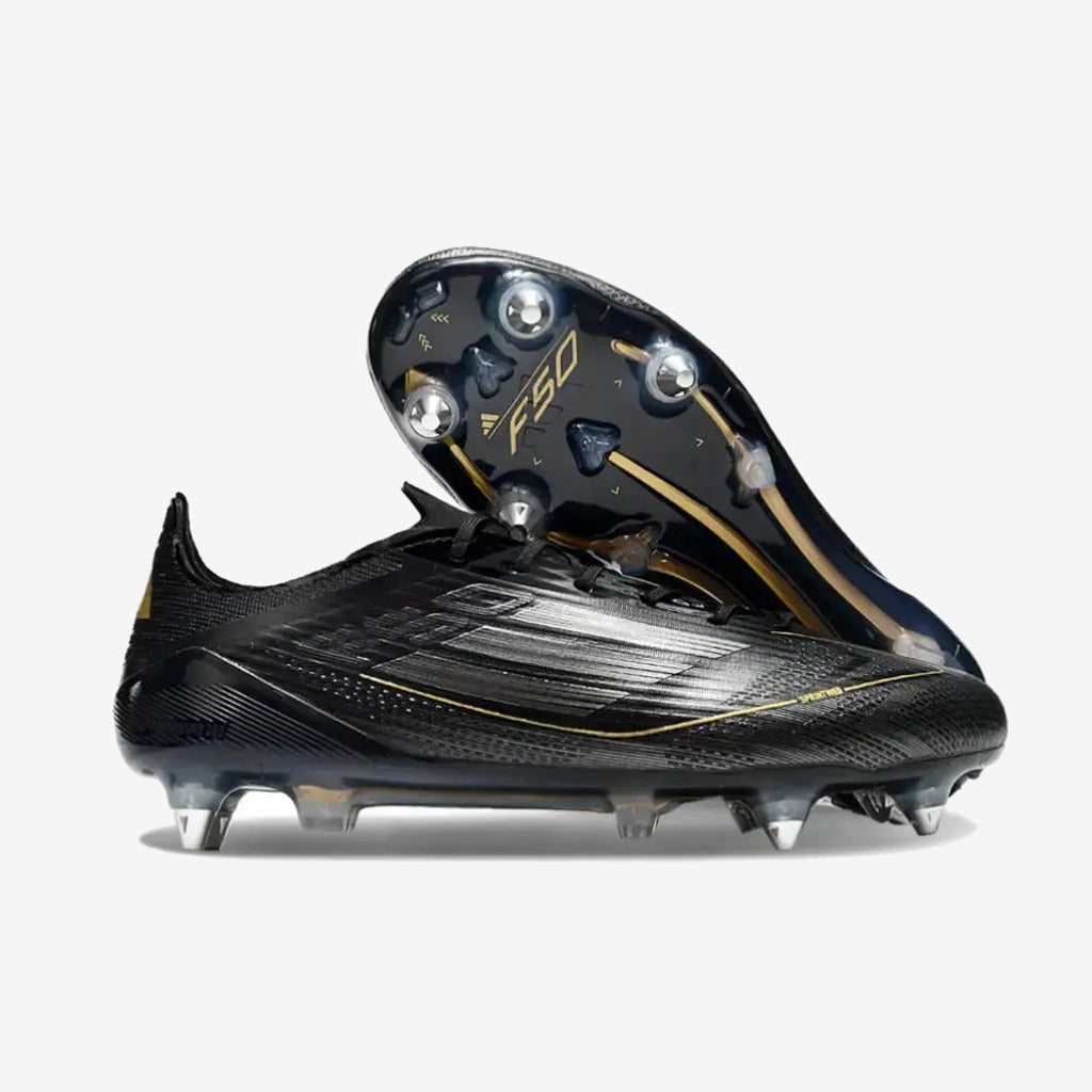 Adidas F50 Languette SG Dark Spark - Noir/Argenté/Doré
