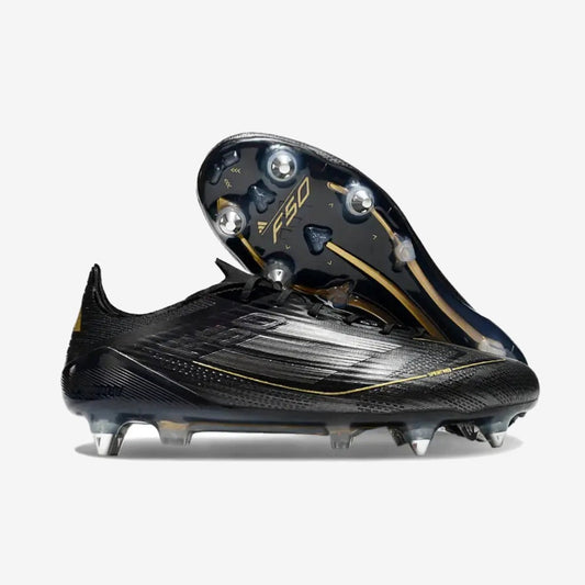 Adidas F50 Languette SG Dark Spark - Noir/Argenté/Doré