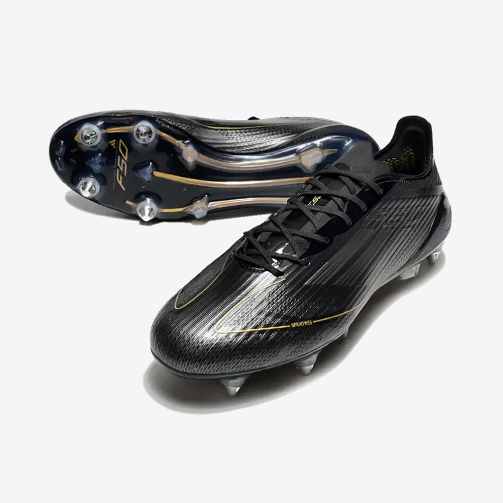 Adidas F50 Languette SG Dark Spark - Noir/Argenté/Doré