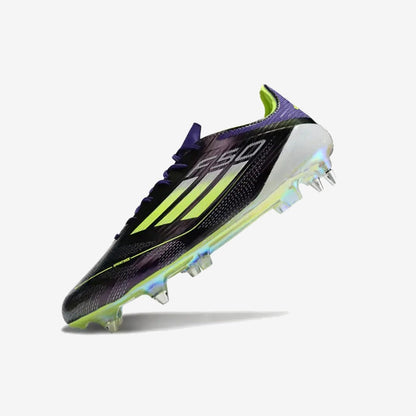 Adidas F50 Languette SG Fast Reborn - Violet/Blanc/Vert ÉDITION LIMITÉE