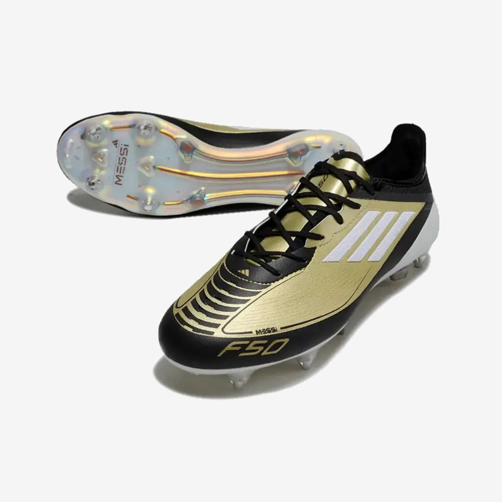Adidas F50 Languette SG Triunfo Dorado - Doré/Blanc/Noir