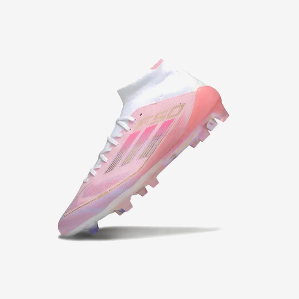 Adidas F50 Montante FG Lamine Yamal 304 - Rose clair/Purple Glow/Lite Pink ÉDITION LIMITÉE