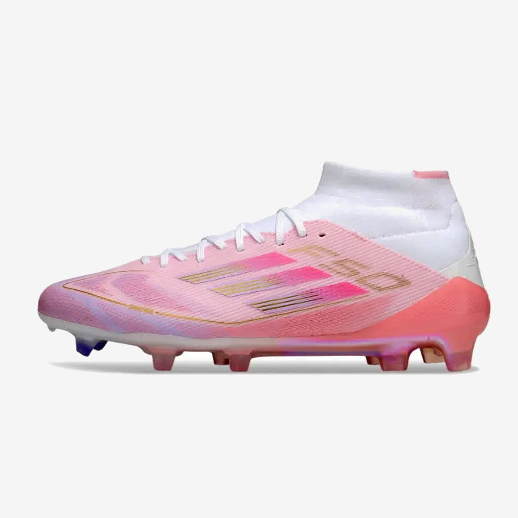 Adidas F50 Montante FG Lamine Yamal 304 - Rose clair/Purple Glow/Lite Pink ÉDITION LIMITÉE