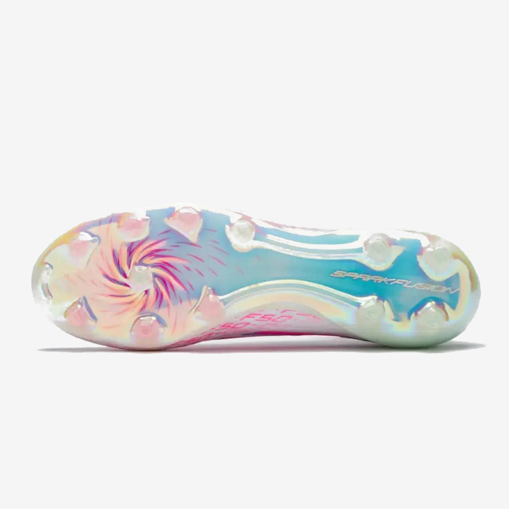 Adidas F50 Sparkfusion Elite Mid Cut FG/AG Trinity - Blanc/Rose Édition Limitée