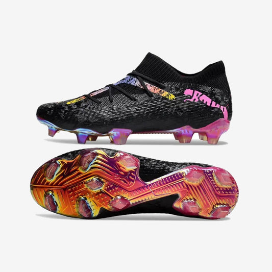 Puma Future 7 Ultimate FG/AG Orlinski - Noir/Argenté/Dark Amethyst/Sun Stream ÉDITION LIMITÉE