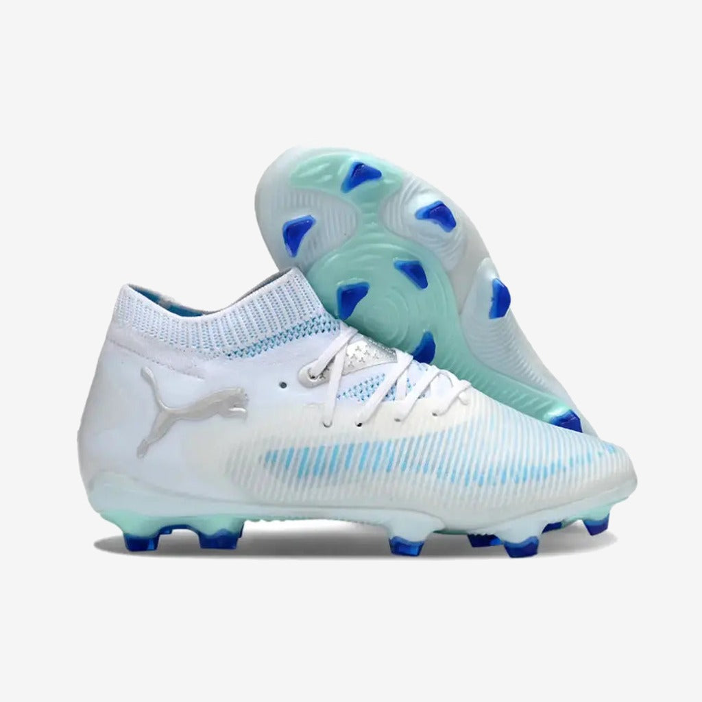 Puma Future 8 Ultimate FG - Bleu Ciel/Blanc/Gris