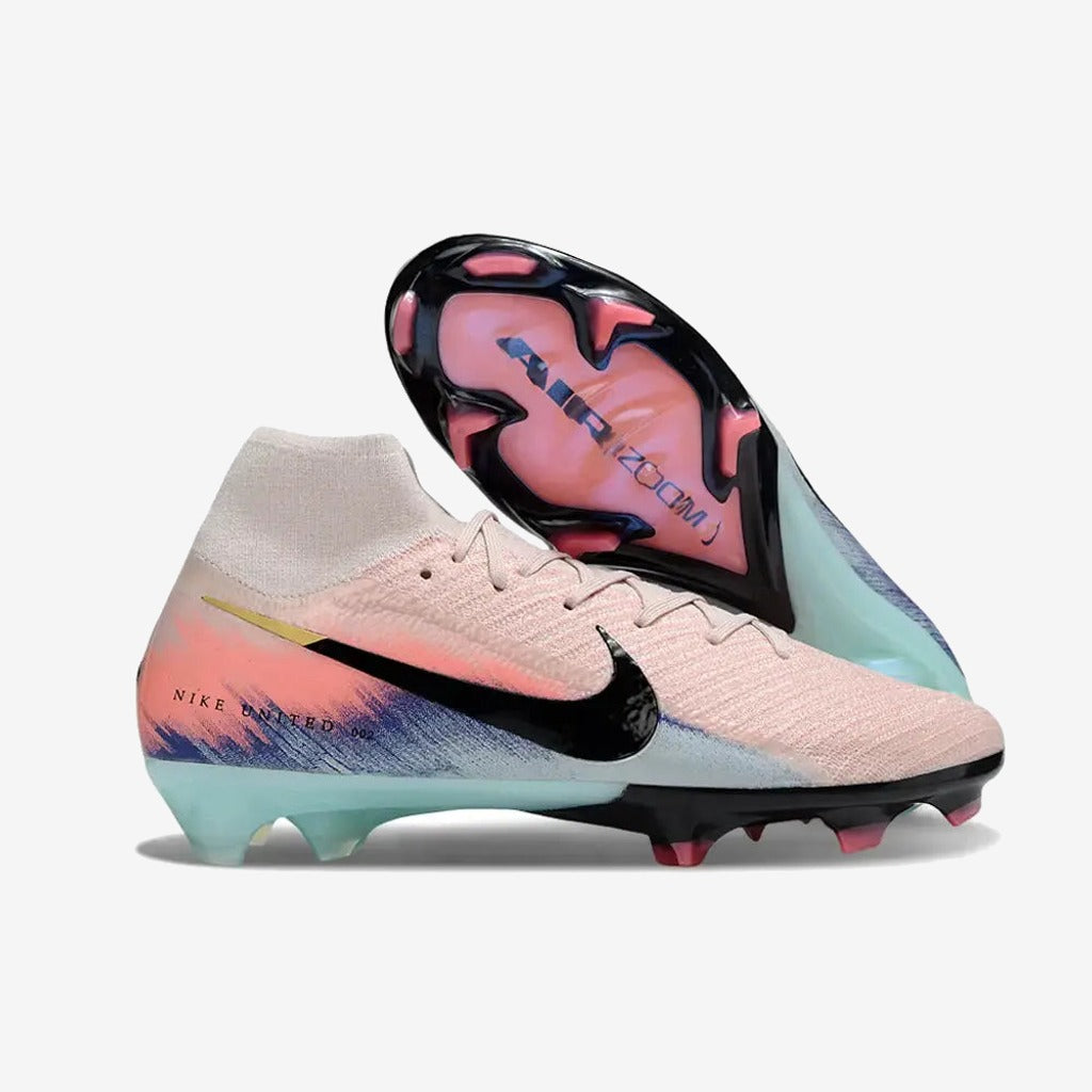 Nike MERCURIAL SUPERFLY 10 ELITE FG UNITED - SILT RED/BLEU