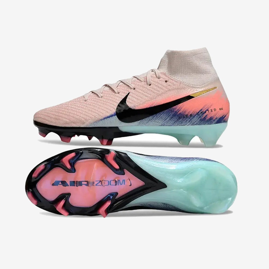 Nike MERCURIAL SUPERFLY 10 ELITE FG UNITED - SILT RED/BLEU