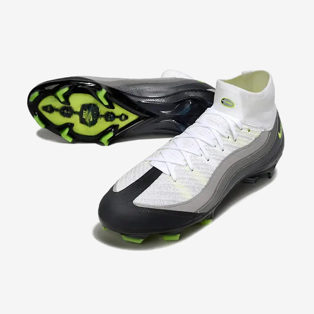 Nike MERCURIAL SUPERFLY 10 X AIR MAX 95 ELITE FG - NOIR/JAUNE/GRIS/LIGHT GRAPHITE ÉDITION LIMITÉE