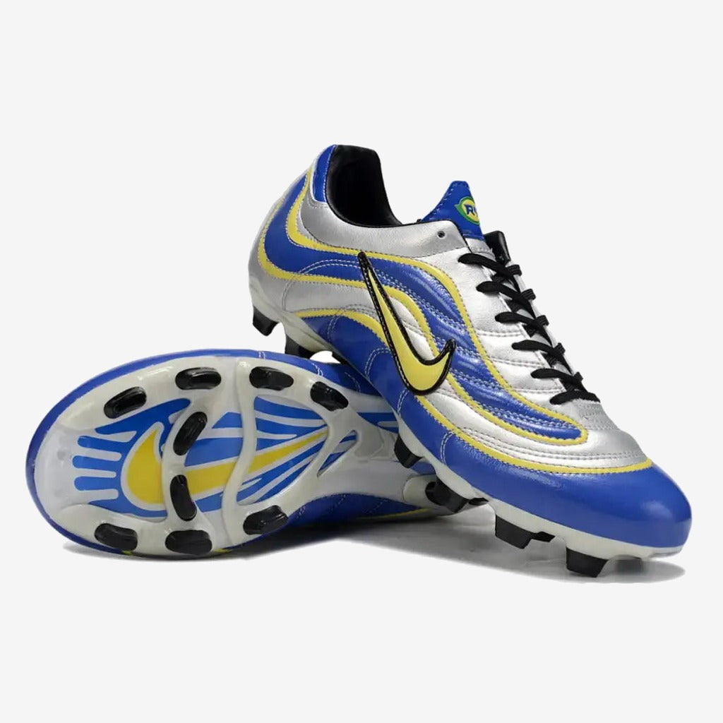Nike MERCURIAL VAPOR 1 R9 FG - Argenté/Bleu/Jaune