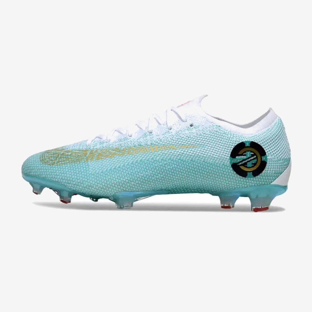 Nike Mercurial Vapor 12 FG Chapter 6 Edição Especial - Vert Turquoise/Blanc/Doré ÉDITION LIMITÉE