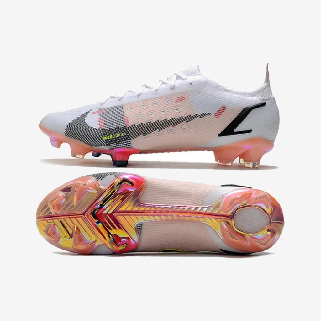 Nike MERCURIAL VAPOR 14 ELITE FG RAWDACIOUS - BLANC/ROUGE/ROSE