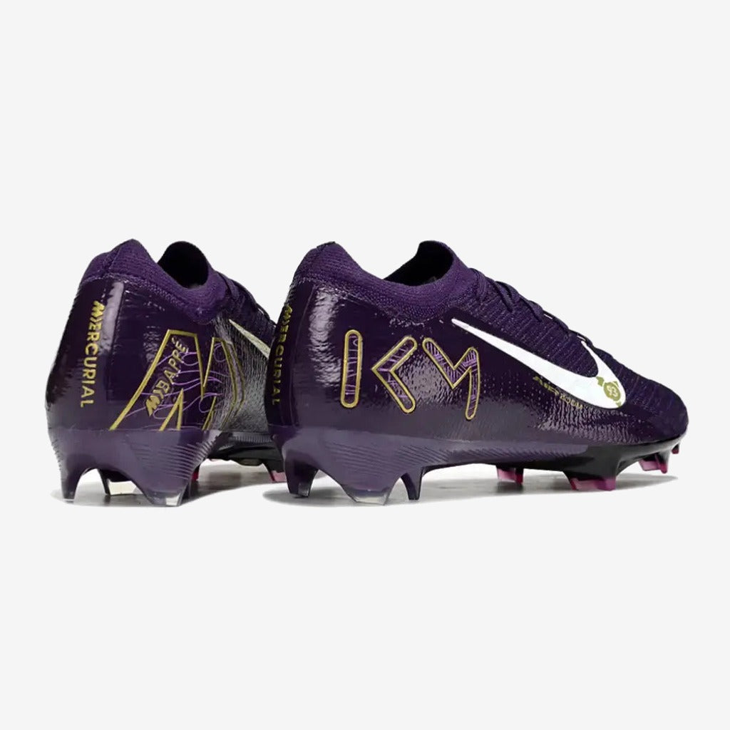 Nike MERCURIAL VAPOR 16 ELITE FG MBAPPÉ PERSONAL EDITION - VIOLET/BLANC