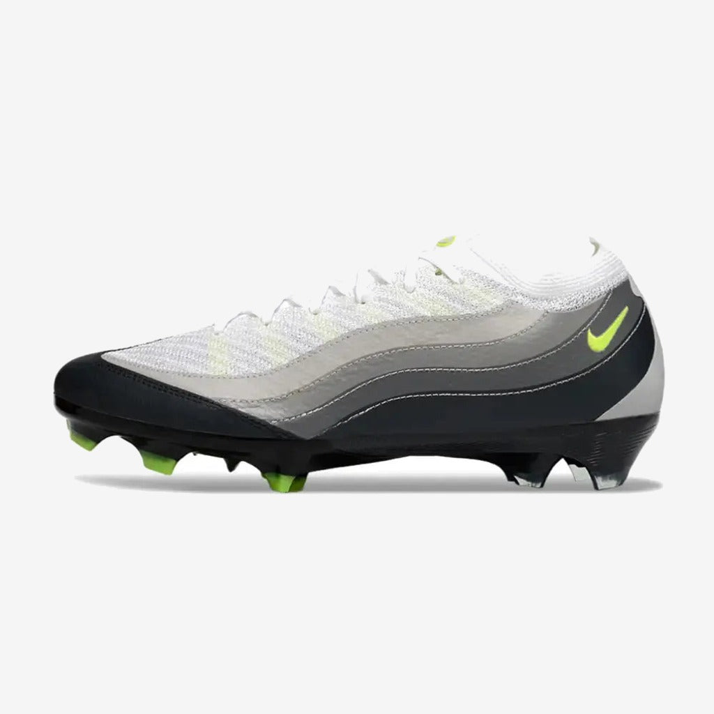 Nike MERCURIAL Vapor 16 X AIR MAX 95 ELITE FG - NOIR/JAUNE/GRIS/LIGHT GRAPHITE ÉDITION LIMITÉE