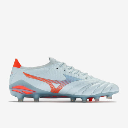 Mizuno Morelia Neo 5 Beta Elite FG Serene Spark - Bleu/Bleu Ciel/Orange