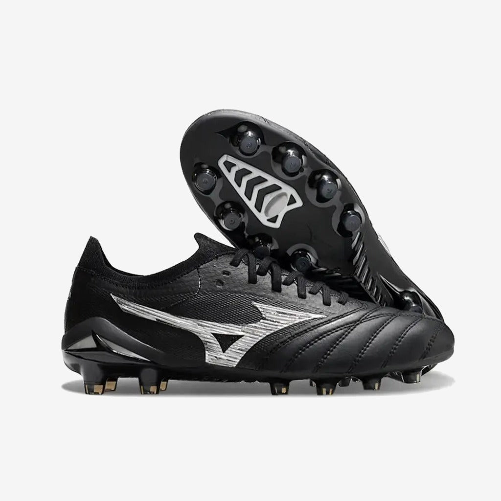 Mizuno Morelia Neo 4 Beta Elite FG/AG Unlimited Black - Noir/Argent/Noir