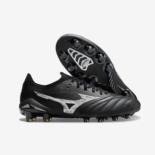 Mizuno Morelia Neo 4 Beta Elite FG/AG Unlimited Black - Noir/Argent/Noir