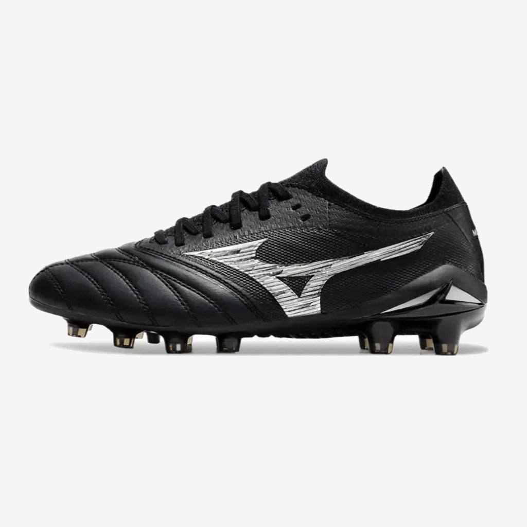 Mizuno Morelia Neo 4 Beta Elite FG/AG Unlimited Black - Noir/Argent/Noir