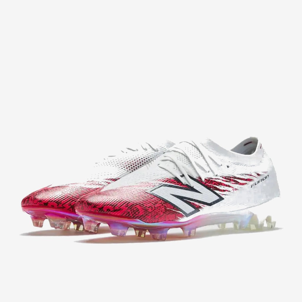 New Balance Furon V8 Elite FG x Saka - Blanc/Rouge