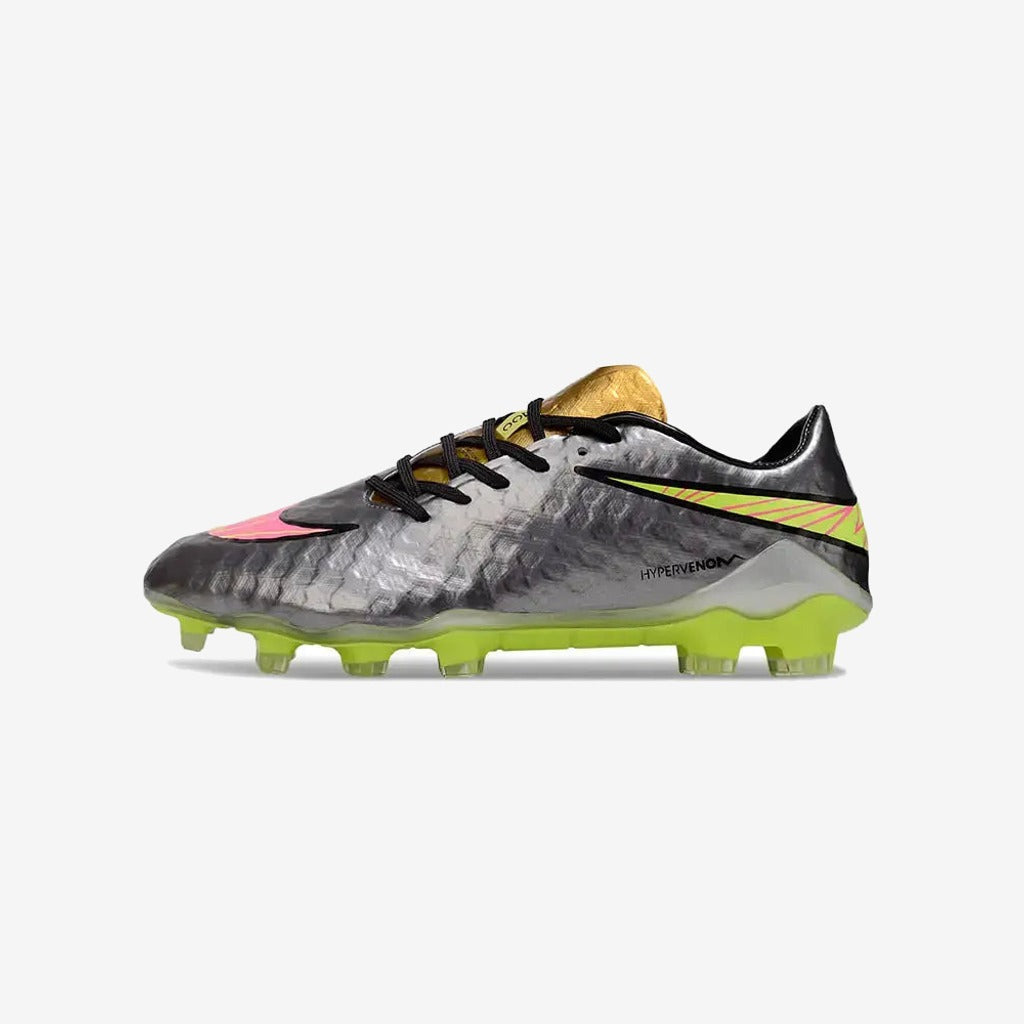 Nike New Hypervenom Phantom 1 FG - Sølv/Guld/Neon