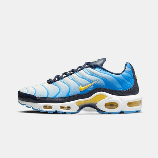 Nike® Air Max Plus University Blue Topaz Gold
