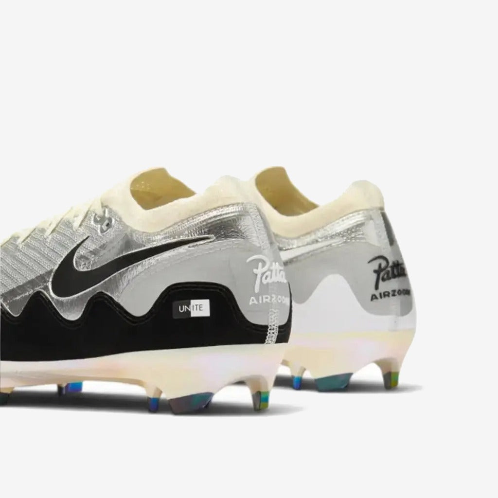 Nike Mercurial Vapor 16 Elite FG x Patta - Chrome/Noir/Blanc ÉDITION LIMITÉE