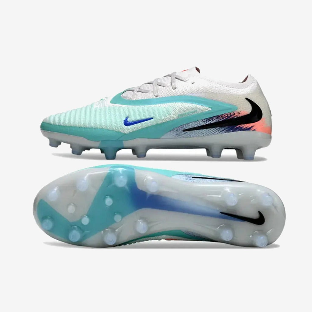 Nike PHANTOM 6 ELITE AG LOW CUT UNITED PACK 002 AG -BLANC/TURQUOISE/VIOLET